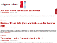 Tablet Screenshot of designerdresses.me.uk